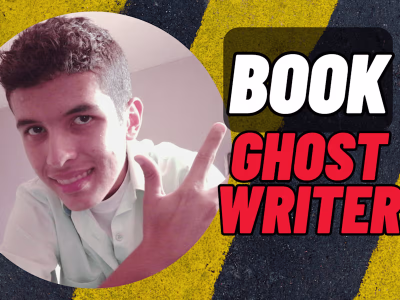 Cover image for Write a book or ebook of 50,000 words