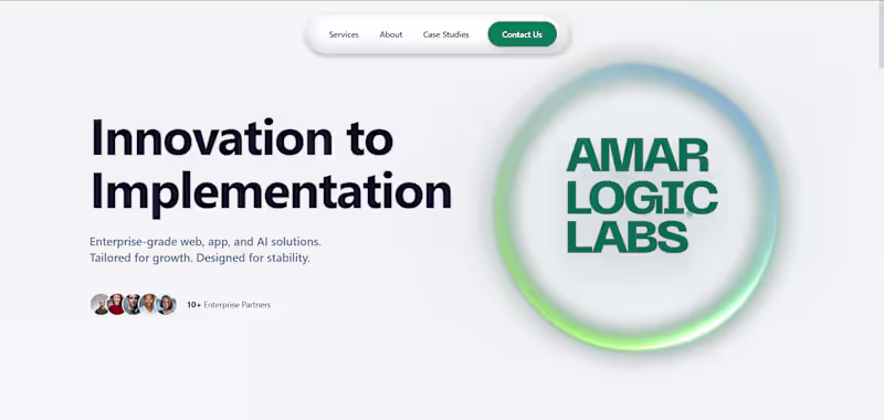 Cover image for A clean and modern landing