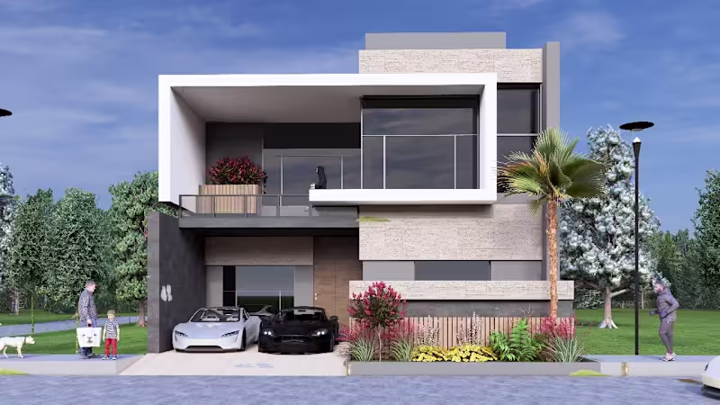 Cover image for Explore 35x70 Modern Home: Dual Façade Design Options