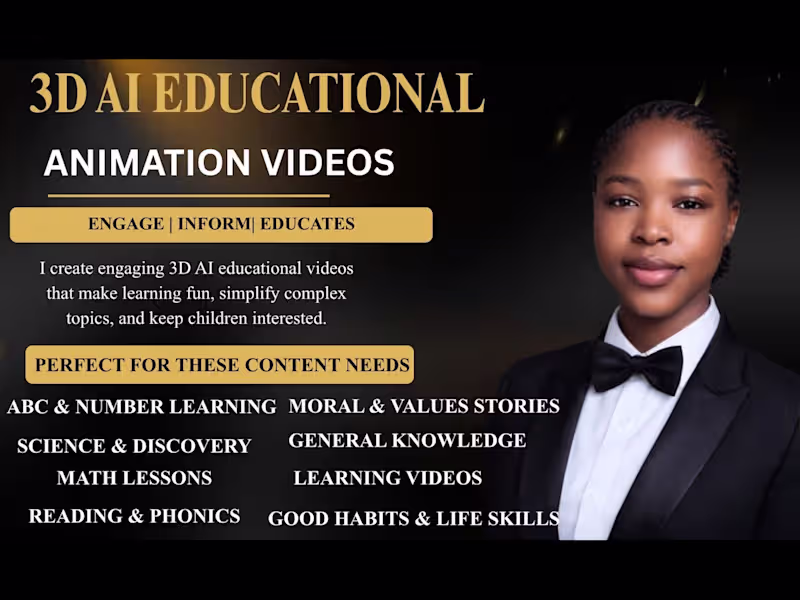 Cover image for 3D AI EDUCATIONAL ANIMATION VIDEO