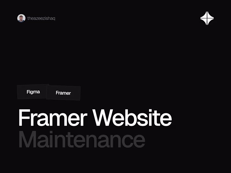 Cover image for Framer Website Maintenance