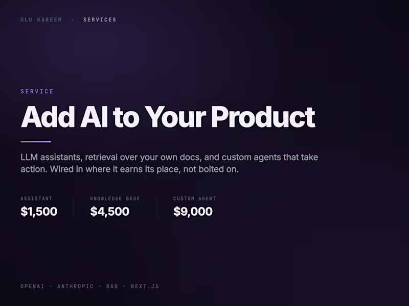 Cover image for Add AI to Your Product