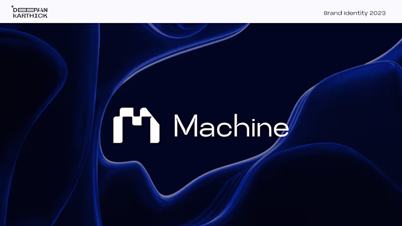 Cover image for Machine Brand Identity