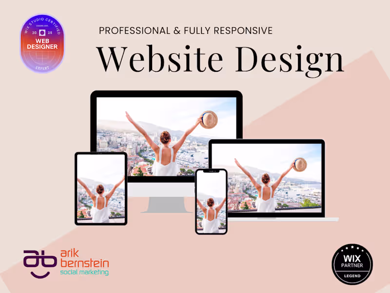 Cover image for Responsive Classic Website Design - Wix Studio Specialist