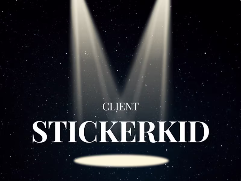 Cover image for Social Media Strategy Expert - DACH region - for Stickerkid