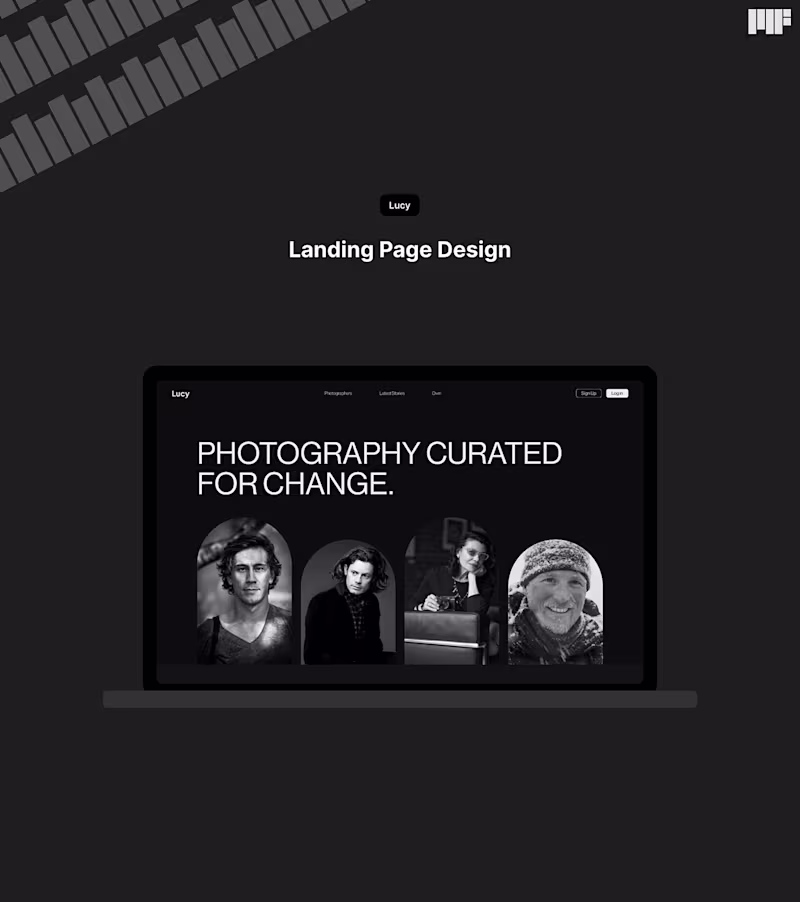 Cover image for Lucy website :: Behance