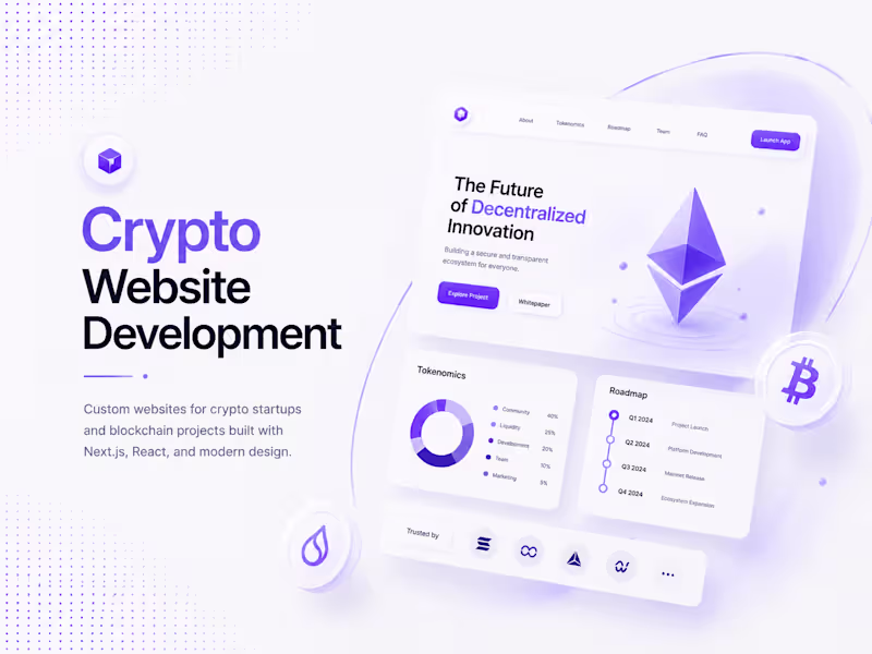 Cover image for Crypto Website Development