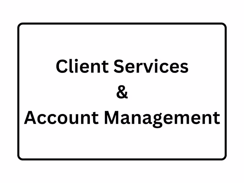 Cover image for Client Services & Account Management