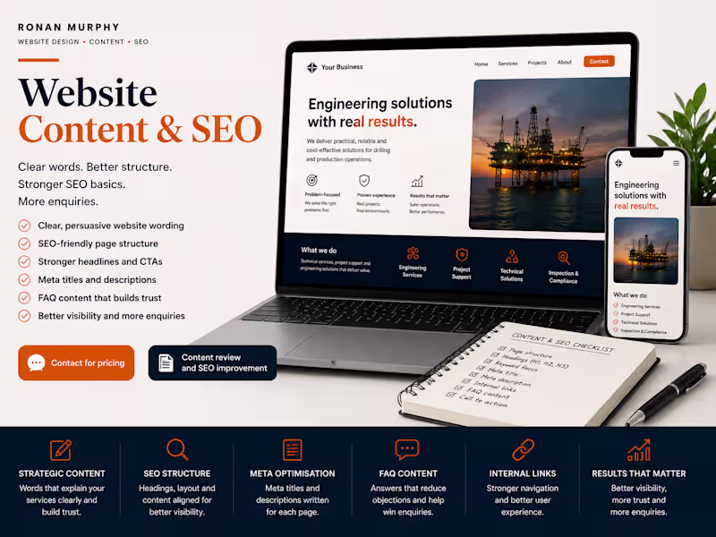 Cover image for Website Content & SEO