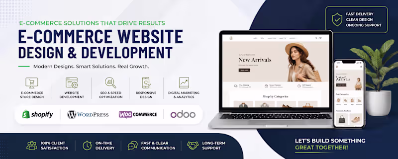 Cover image for WordPress & WooCommerce Website Setup