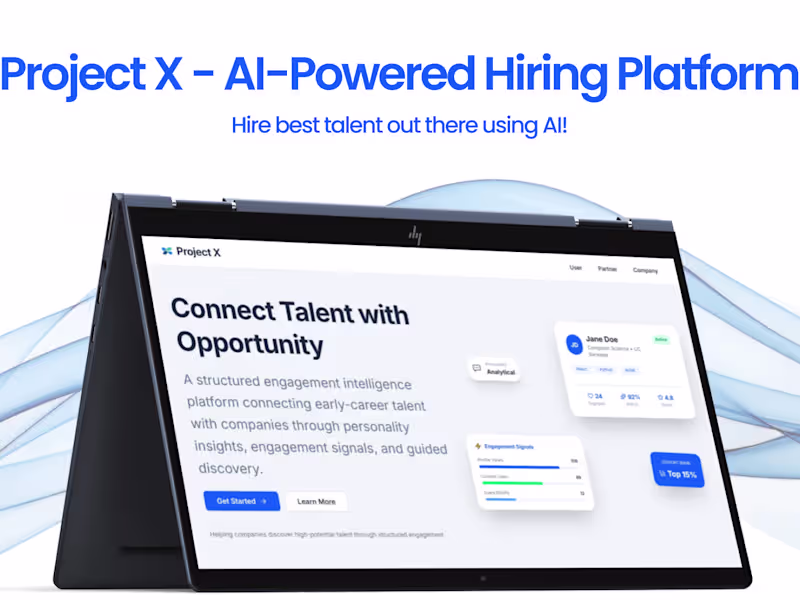 Cover image for Project X - AI-Powered Hiring Platform MVP