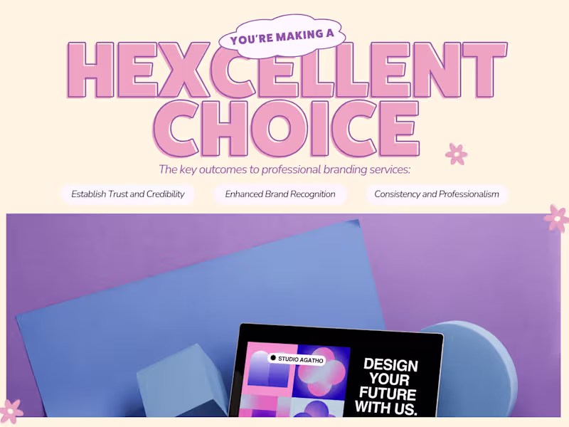Cover image for Hexcellent Choice - Brand Identity Suite