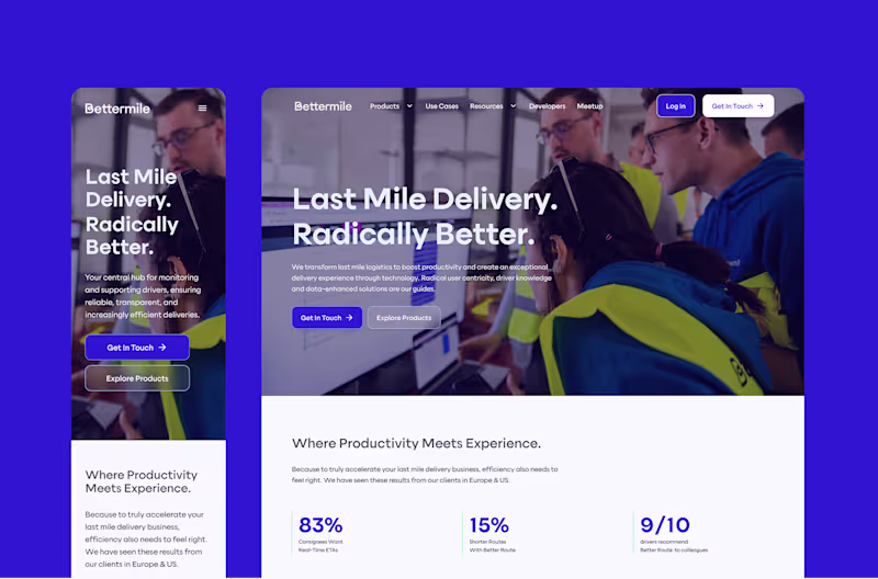 Cover image for Modular Brand & Website System for a Last-Mile SaaS Leader