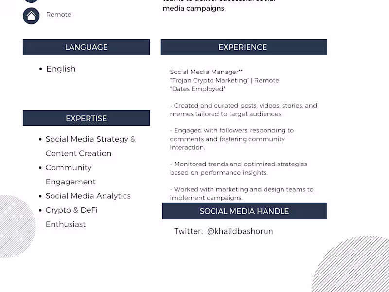 Cover image for "Web3 Content Specialist |