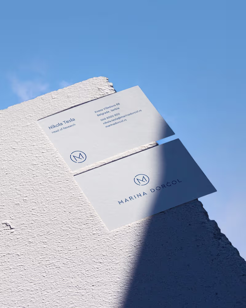 Cover image for Brand Identity for Real Estate Project Marina Dorćol