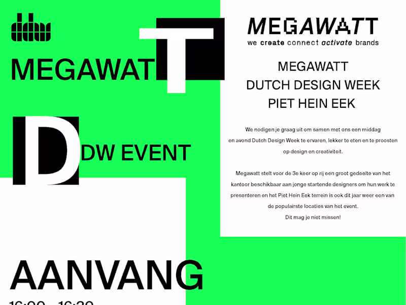 Cover image for DDW x MEGAWATT INVITE