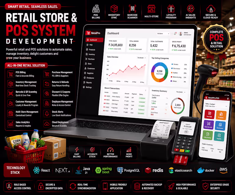 Cover image for Retail Store & POS System Development