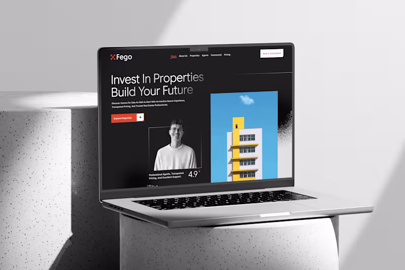 Cover image for Real Estate Website Design