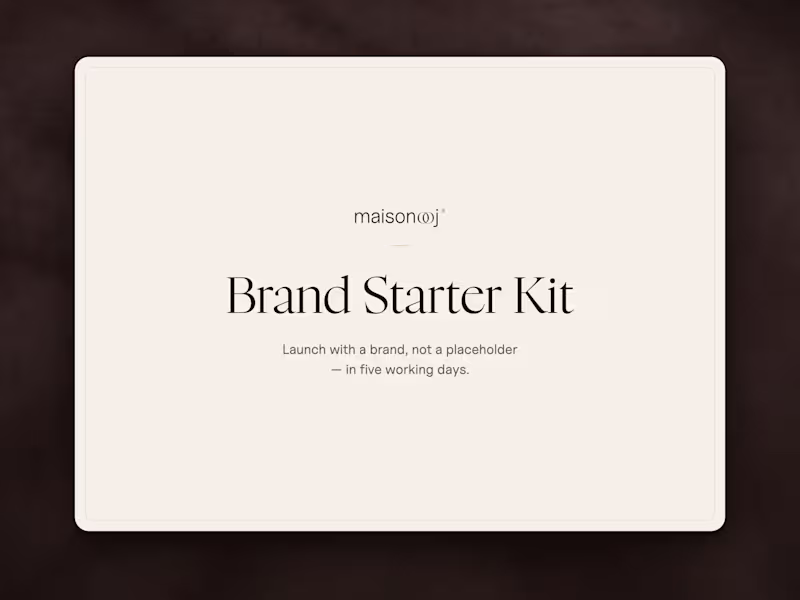 Cover image for Brand Starter Kit