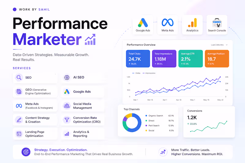Cover image for CMO (Chief Marketing Officer) SEO, Performance Marketer