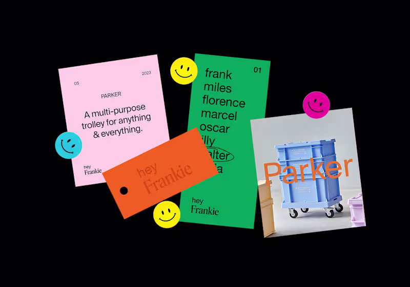 Cover image for Hey Frankie | Brand Design & Art Direction