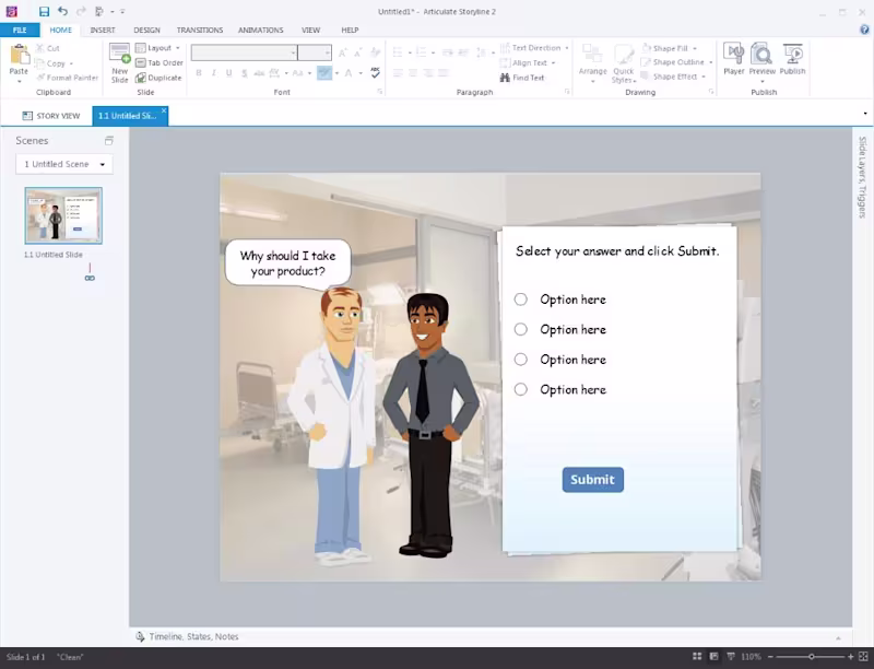 Cover image for I will create engaging Articulate Rise and Storyline courses