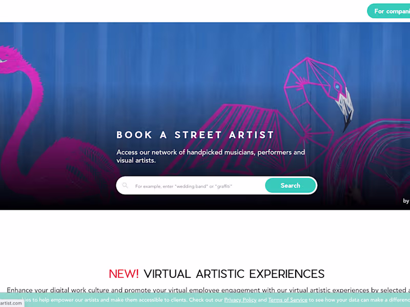 Cover image for Book A Street Artist