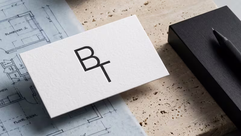 Cover image for Belltower Architects | Minimalist Monogram Identity