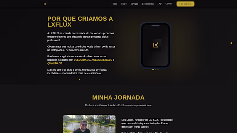 Cover image for LXFLUX - Transformando Pequenos Negócios no Digital