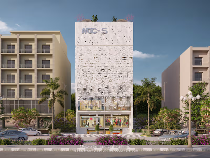 Cover image for MGC-5 Commercial Building | Exterior 3D Visualization