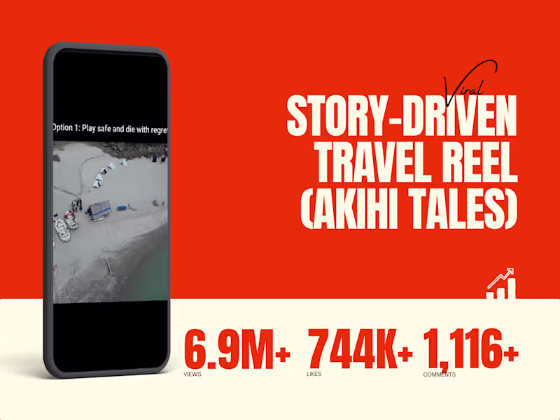 Cover image for Story-Driven Travel Reel (Akihi Tales)
Role: