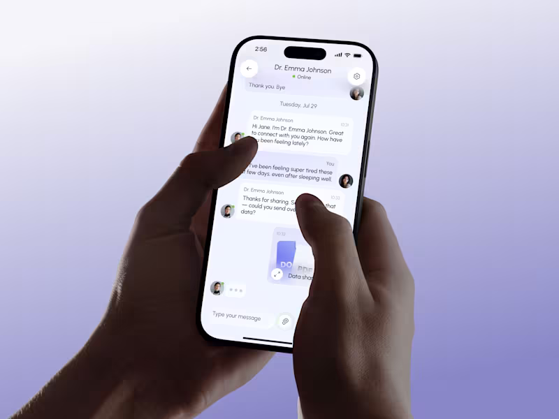 Cover image for 💙 Mobile design for medical app | Hyperactive