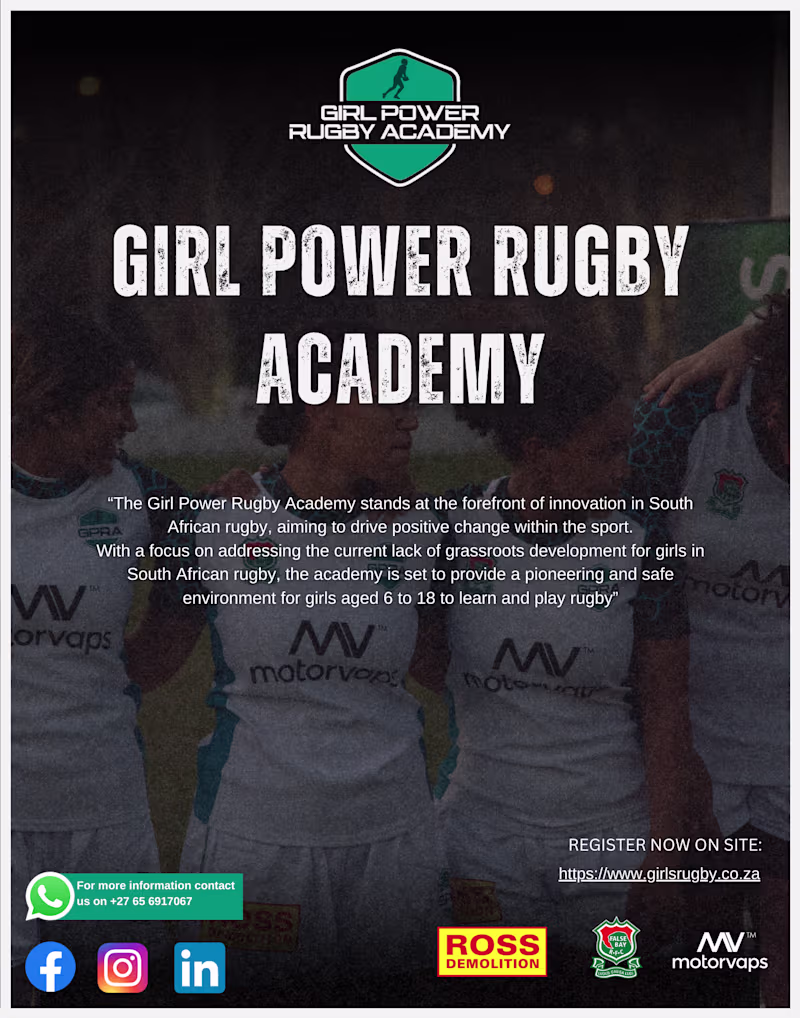Cover image for The Girl Power Rugby Academy's Banners and Content