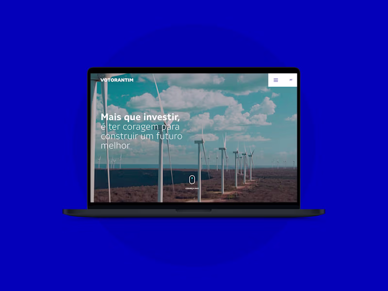 Cover image for Votorantim Institutional Website