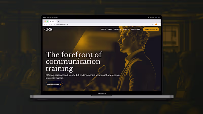 Cover image for OR8 Brand and Website Development