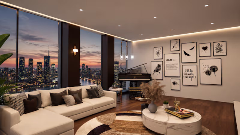 Cover image for Skyline Serenity
Modern Luxury Living Room