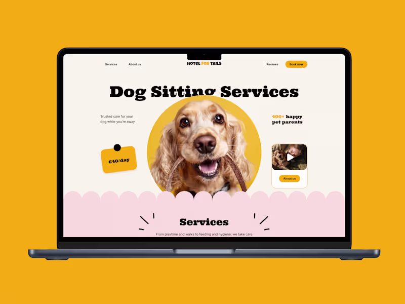 Cover image for A specially designed landing page