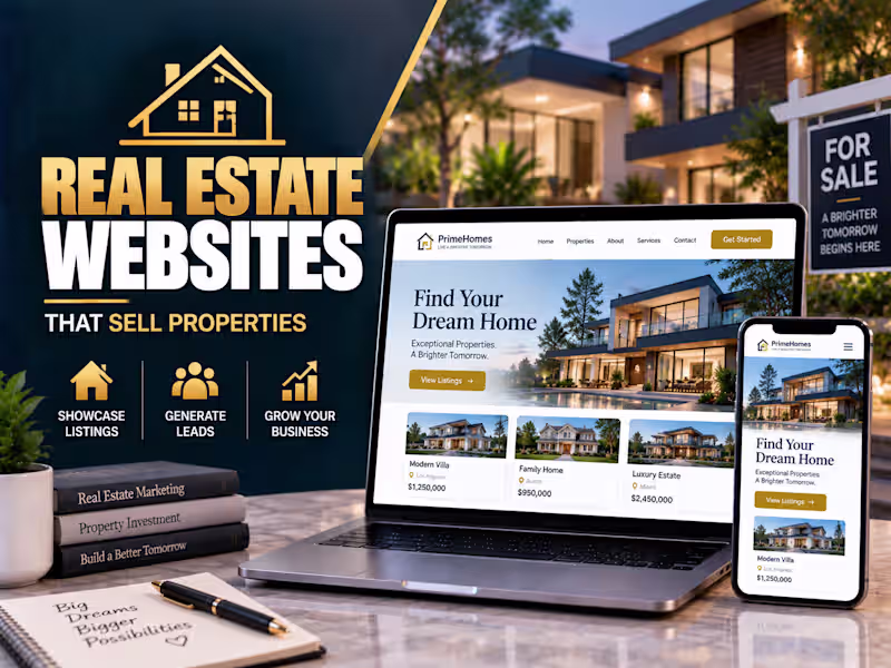 Cover image for 🏡 Real Estate Agent Website Design | WordPress Realtor Website