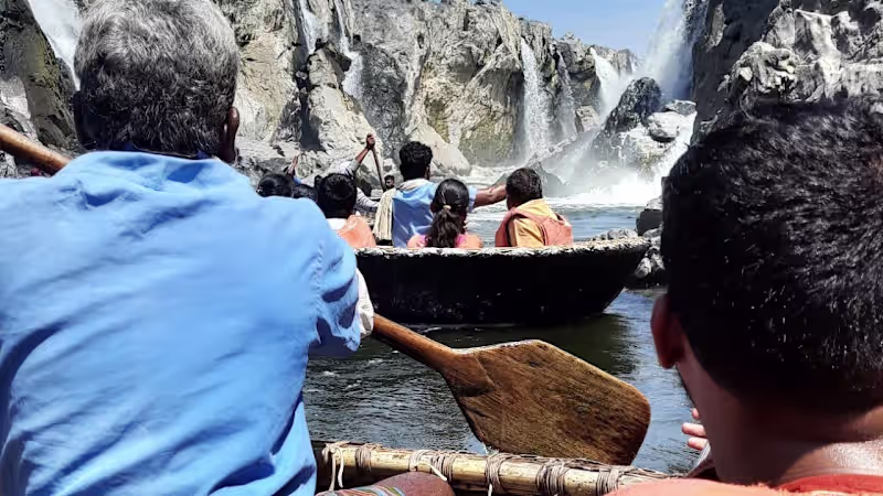 Cover image for Travel vlog video editing | Hogenakkal falls 