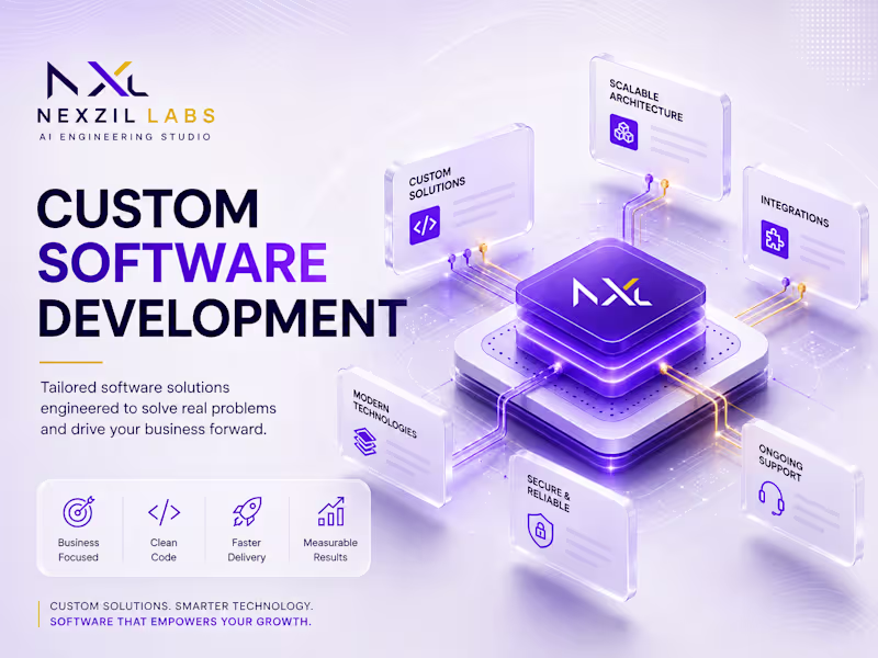 Cover image for Custom Software Development