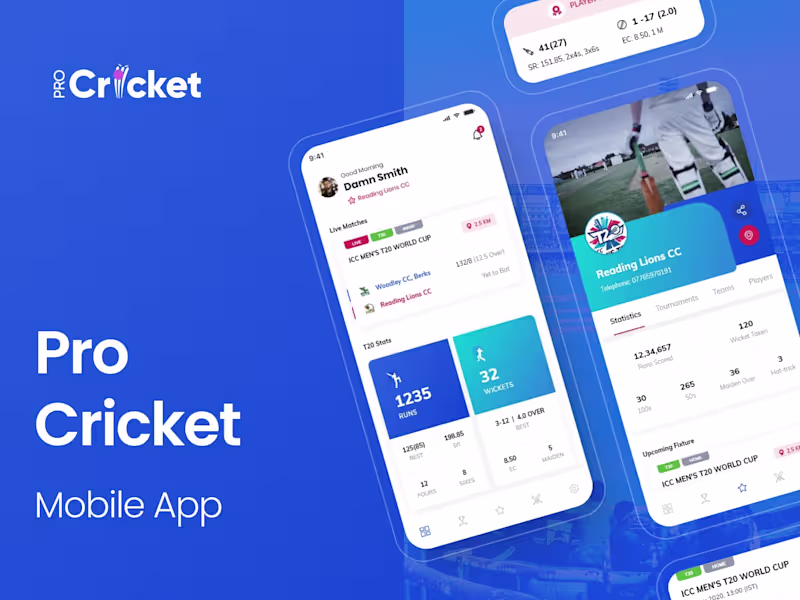 Cover image for ProCricket - Mobile App