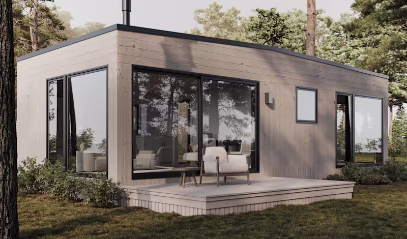 Cover image for Modular Forest House | Exterior Architectural CGI