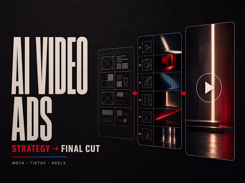 Cover image for AI Video Ad for Meta & TikTok — Strategy to Final Cut