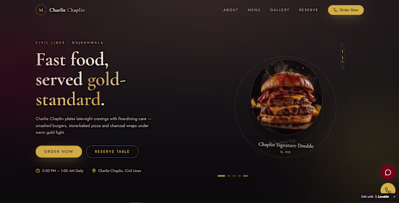 Cover image for Premium Restaurant Website — Ready