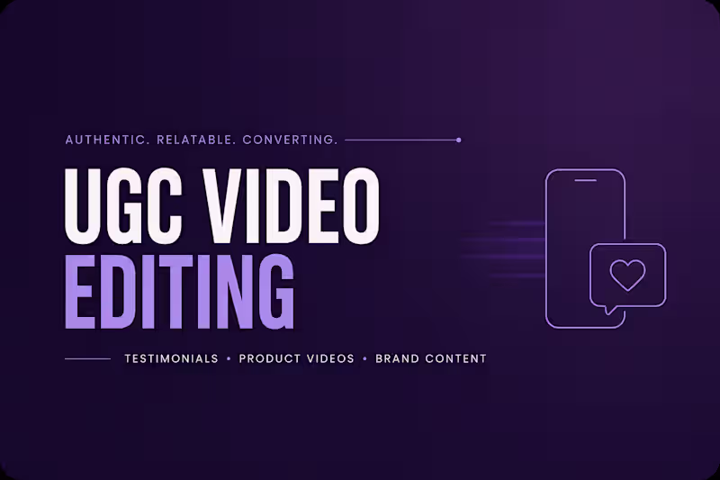 Cover image for UGC Video Editing