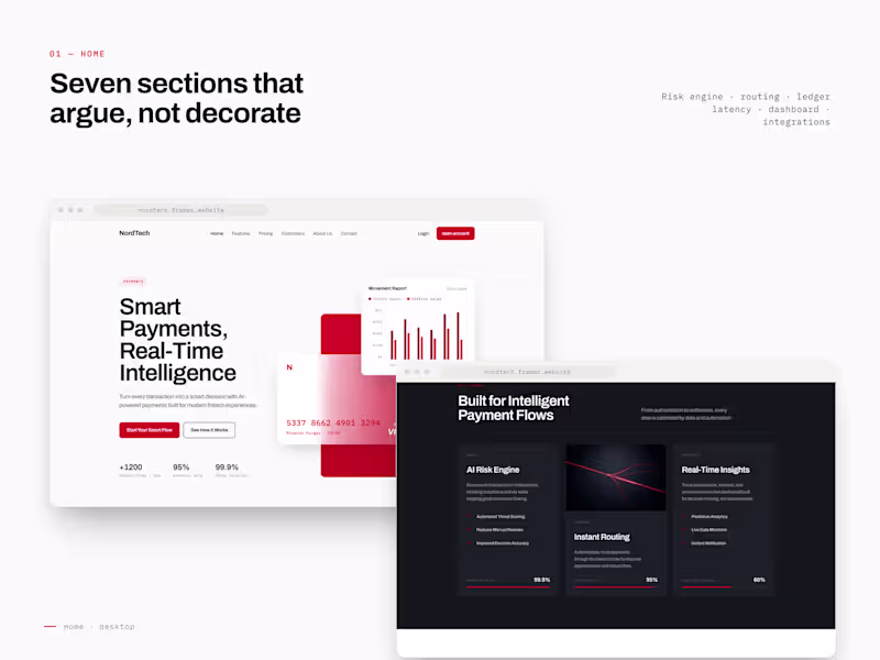 Cover image for NordTech — a ten-page payments
