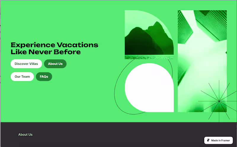 Cover image for Getaways website