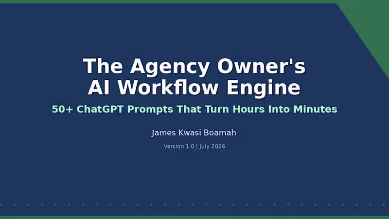 Cover image for It's an agency operations system