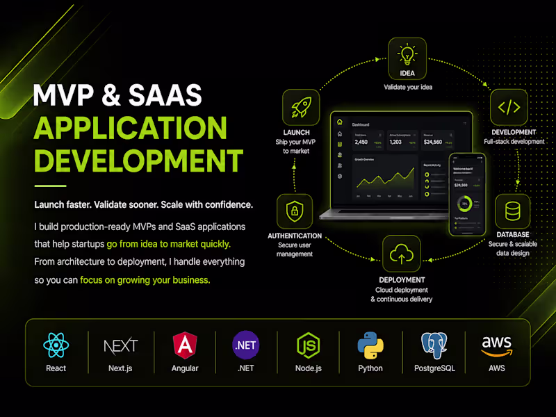 Cover image for MVP & SaaS Application Development
