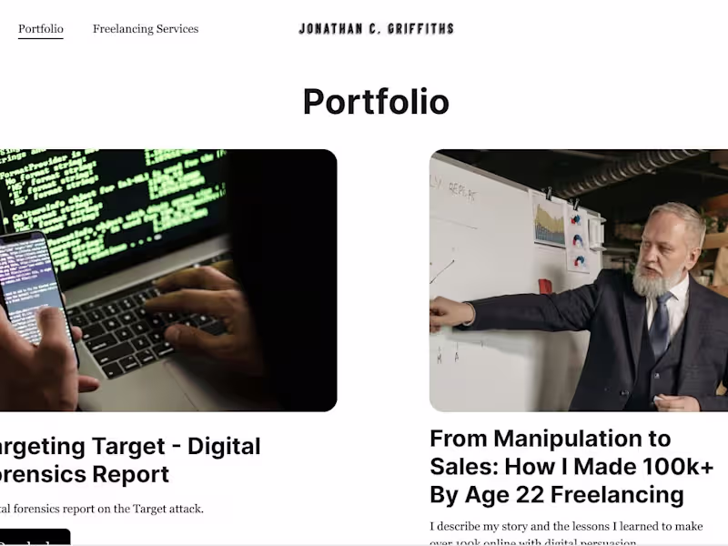 Cover image for Portfolio